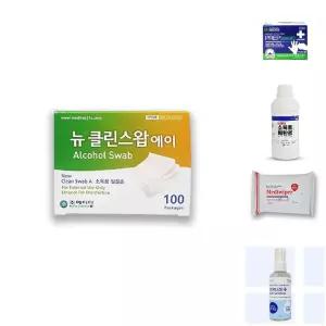 뉴 클린 스왑 알콜 100개입 1개 휴대폰 소독/소독제/소독용/살균제/에탄올/가정용/다용도/멀티/살균/세정제