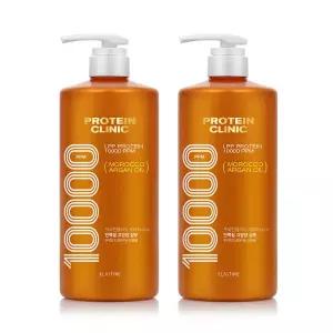 H엘라스틴 프로틴클리닉 고영양 샴푸 1000ml 2개