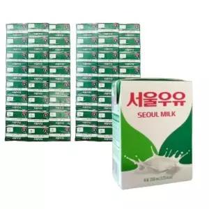서울우유 팩 우유 200ml 24입 x 2박스