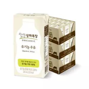 매일 유기농 멸균우유 200ml 72팩/우유/음료