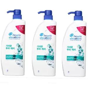 3묶음 모발케어 비듬샴푸 피앤지 가려운두피 유분기제거 헤드앤숄더 저자극 850ml 샴푸