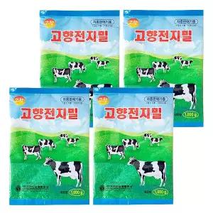 추억의 자판기우유 고향 전지밀 1kg/4개 전지분유