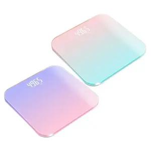 초슬림 정밀측정 LED 디지털 저울 체중계 파스텔 무게 측정기
