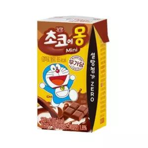 초코에몽 미니 무가당(120mlx24개) 탕비실 음료 남양 티타임 초등학교 유치원 회사 사무실 팬트리
