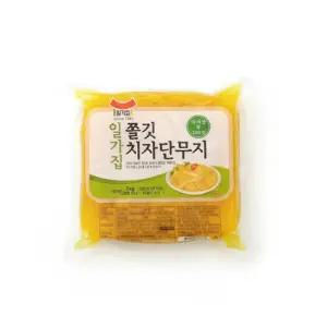 일가집 쫄깃치자단무지 1kg 꼬들단무지 국내산무 압축