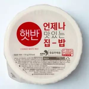 CJ제일제당 햇반 백미 210g x 36개입
