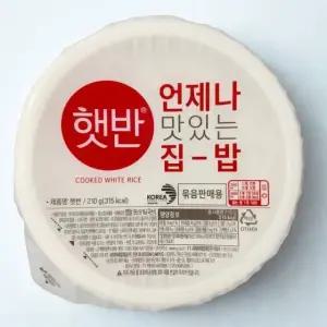 CJ제일제당 햇반 백미 210g x 24개입