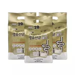 서울약사신협 프로바이오틱스 생유산균 골드 2.5g 120포 3개/mjc