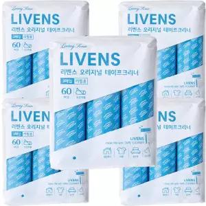 4+1 리벤스 사선컷팅 돌돌이 테이프클리너 리필 15입