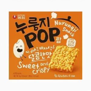 [웰빙창고] 농심 누룽지팝 142g x 16개