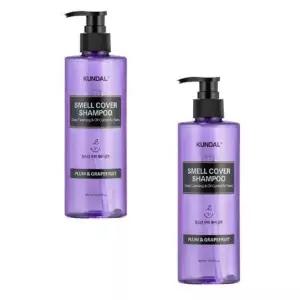 [셀러허브]쿤달 올데이 스멜커버 청소년샴푸 플럼앤그레이프프룻 400ml x 2개 정수리 냄새 (S41264362)