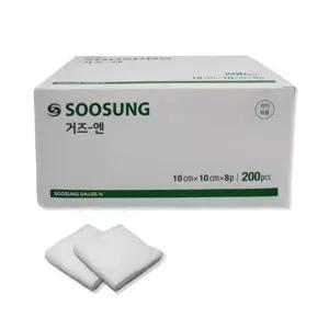 수성 접은거즈 10CM 8P 200매 가아제 의료소모품