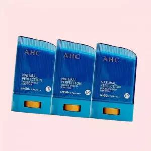 AHC 내추럴 퍼펙션 더블 쉴드 선스틱 22g (SPF 50+) 파랑색 3개 4632778