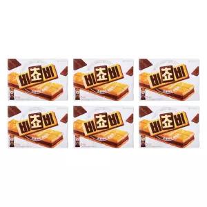 오리온 초코 과자 간식 비쵸비 125g X 6개