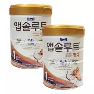 매일유업 앱솔루트 명작 2FL 1단계 800g 2개