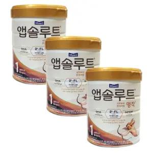 매일유업 앱솔루트 명작 2FL 1단계 800g 3개