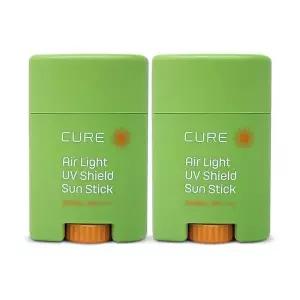 김정문알로에 큐어 에어라이트 유브이 쉴드 선스틱 20g(SPF50+) 2개 Ss (16279956)