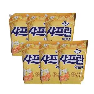 기분좋은향기 샤프란 섬유유연제 소프트코튼 2.1L 6개