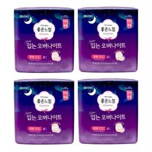 좋은느낌 입는오버나이트 중형 8매 4팩