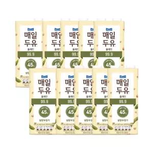 매일두유 99.9 플레인 저당두유 950ml 10팩
