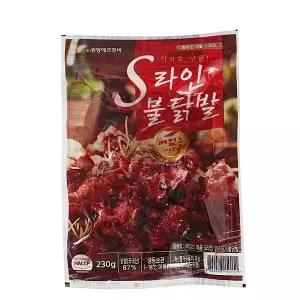 국내산/ s라인불닭발 230gX5팩/뼈없는송이불닭발