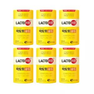 종근당건강 락토핏 골드 50포 6개 온가족 유산균 포스트바이오틱스