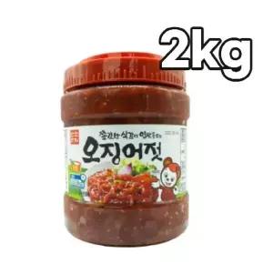반찬단지 오징어젓 2kg PET 밥도둑 /J