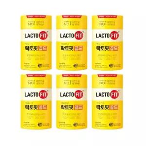 종근당건강 락토핏 골드 50포 6개 온가족 유산균 포스트바이오틱스