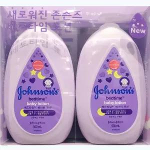 존슨즈 저자극 포뮬러 베드타임 베이비로션 500mlx2개/어린이요/키즈용/바디용/주니어용/유아/로션/베이비