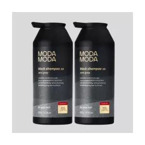 테온셀 MODAMODA 제로 그레이 블랙 10 새치 케어 3세대 샴푸 300g 2통