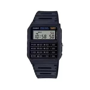 카시오 CA-53W-1Z 데이터뱅크 계산기 디지털 공용 우레탄 시계