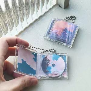아트박스/줄라이크 미니 CD 키링 nfc 앨범 만들기 아이돌 굿즈 아크릴씨디