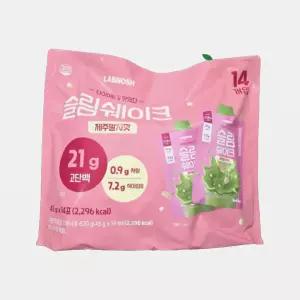 랩노쉬 슬림쉐이크 제주말차맛 45g x 14개