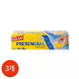 GLAD 글래드 프레스 앤 씰 매직랩 30cm x 43.4m x 3개