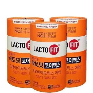 종근당건강 생유산균 락토핏 코어맥스(3통)