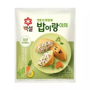 백설 밥이랑 27g 야채 10개 X