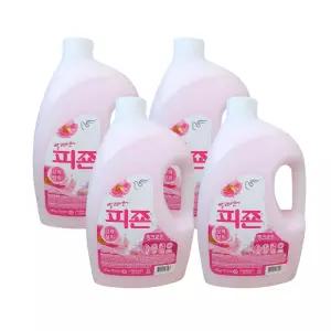 피죤 섬유유연제 핑크로즈 2500ml x 4개