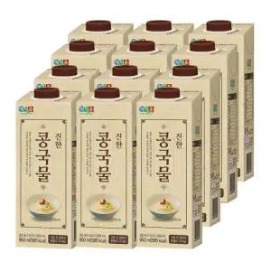 정식품 진한 콩국물 콩물 콩국수 콩국 950ml 12팩 GST