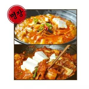 맛집 밥도둑 간편식 명장 숙성 김치찌개&김치찜 250g, 10개