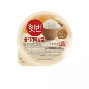 햇반 210g 24개 백미 공기밥 즉석밥 윤기가득 쌀밥 한박스