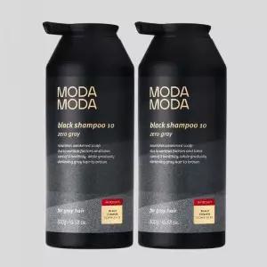 MODAMODA 제로 그레이 블랙 10 새치 케어 3세대 샴푸 300g 2통 2054474