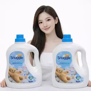 스너글 초고농축 오리지널 섬유유연제 허거블코튼 4L 2개