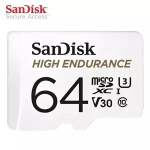 [셀러허브 가전]SanDisk 고내구성 비디오 모니터링 microSD 카드 (QQNR) (64GB) (47513470)