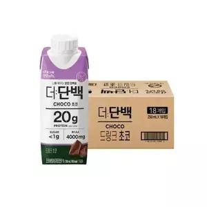 빙그레 더단백 드링크 초코 250mlx18입