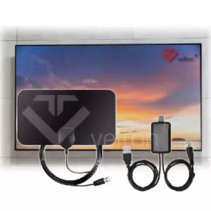 TV 안테나 UHD 지상파 수신 증폭기 세트 초슬림 부착형 3M 벨톤 S-ANT30