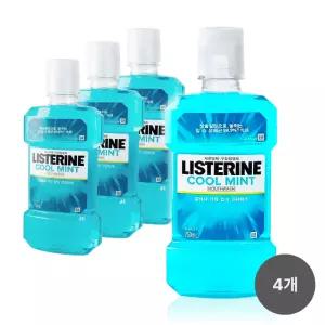 리스테린 쿨민트 750mL 대용량 묶음 SL067 4개