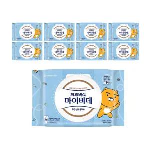 크리넥스 마이비데 카카오 클린케어 캡 40매 x 9팩 화장실용 물티슈