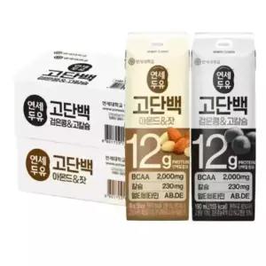 연세 고단백 아몬드잣+검은콩 190mlx48