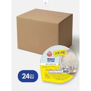 오뚜기 오뚜기밥 흰밥 210g 24개입 갓 지은 찰진 햅쌀 공기밥 즉석밥 대용량 세트