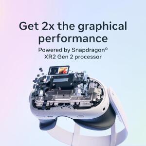 메타 퀘스트 3 512GB 오큘러스 무선 VR 헤드셋 더 선명한 해상도 2배 그래픽 성능 호라이즌+ 체험판 40개